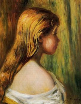 皮埃爾 奧古斯特 雷諾阿 Head of a Young Girl 皮埃爾 奧古斯特 雷諾阿 Head of a Young Girl
